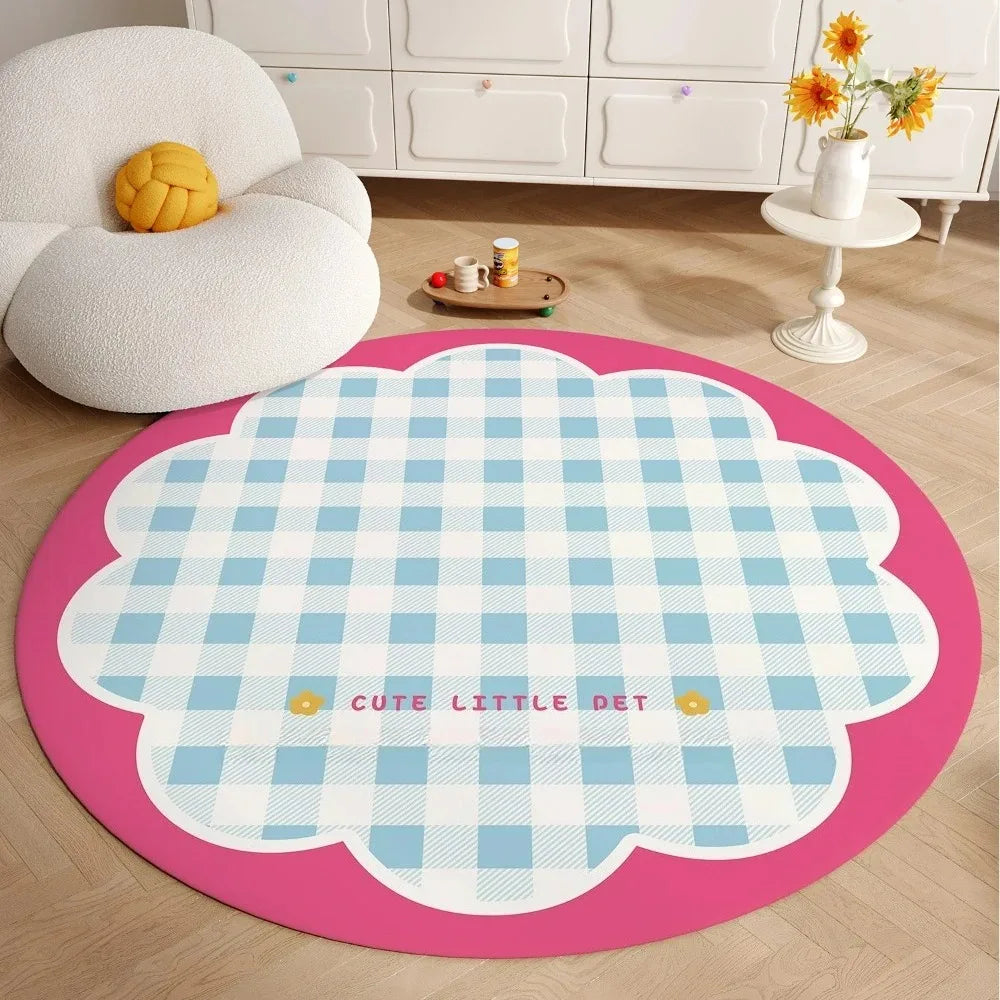 Colorful Round Non-Slip Carpet
