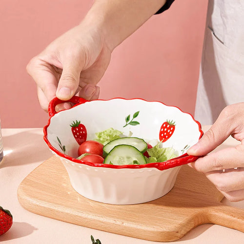Ceramic Strawberry Bowl