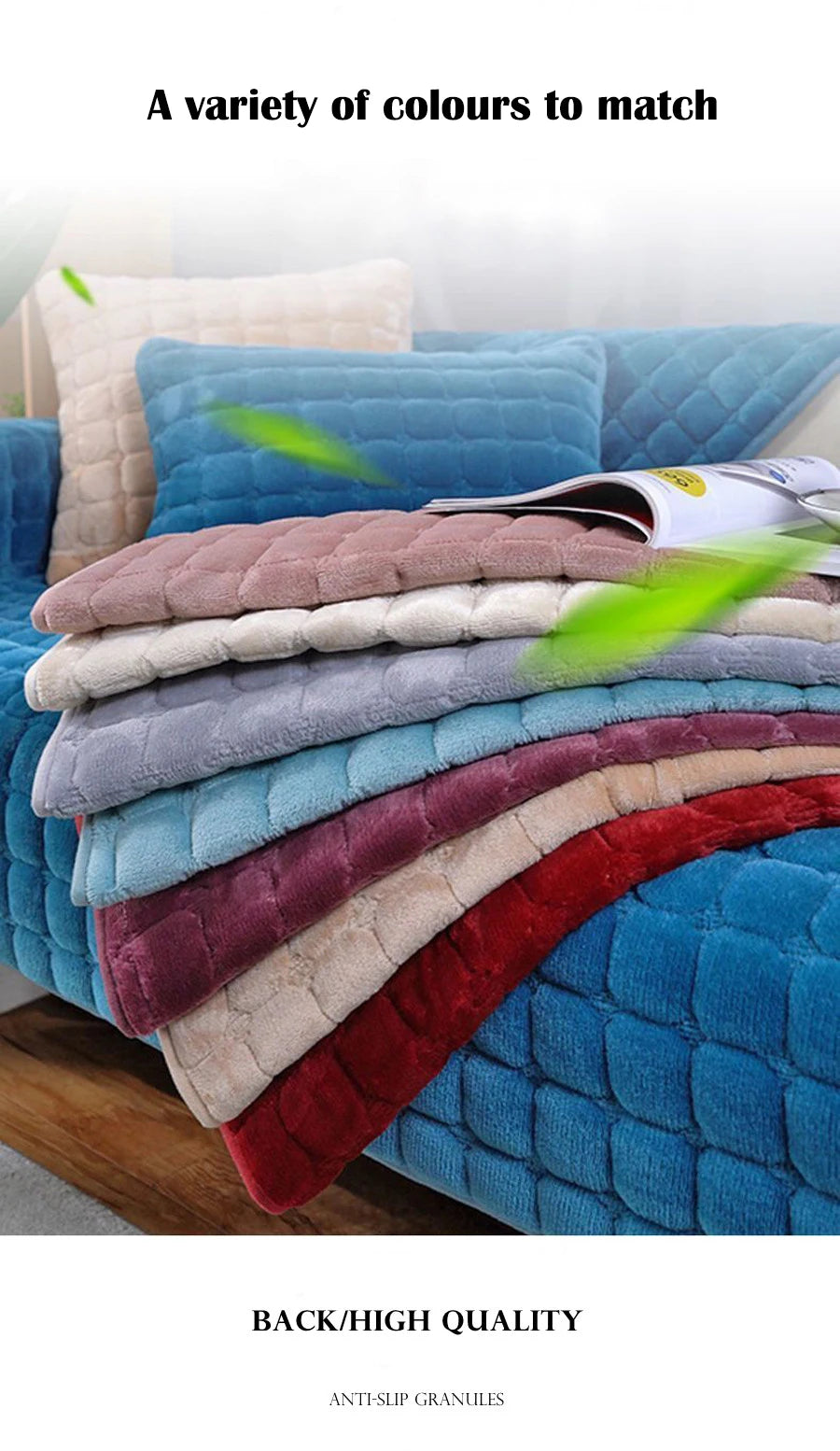 Velvet Sofa Cover