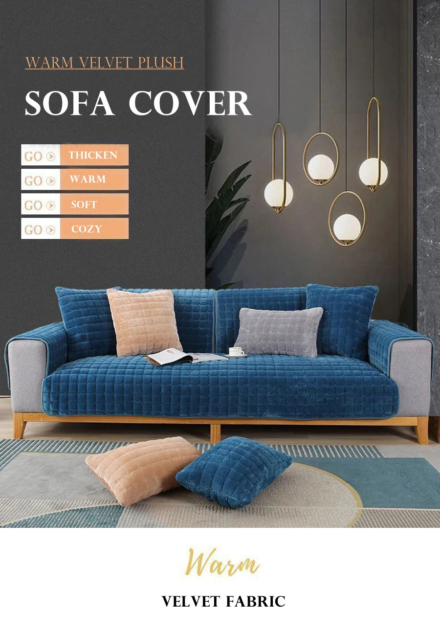 Velvet Sofa Cover