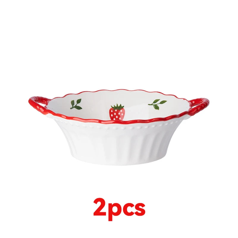 Ceramic Strawberry Bowl