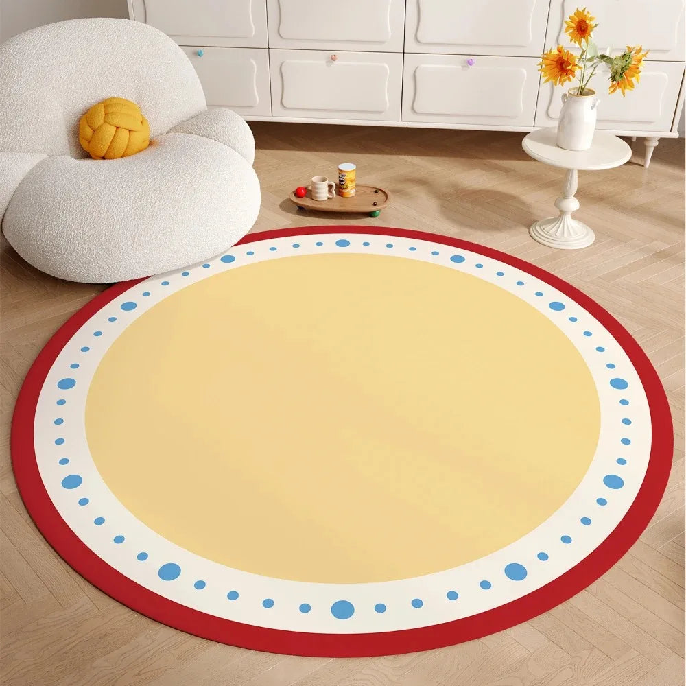 Colorful Round Non-Slip Carpet