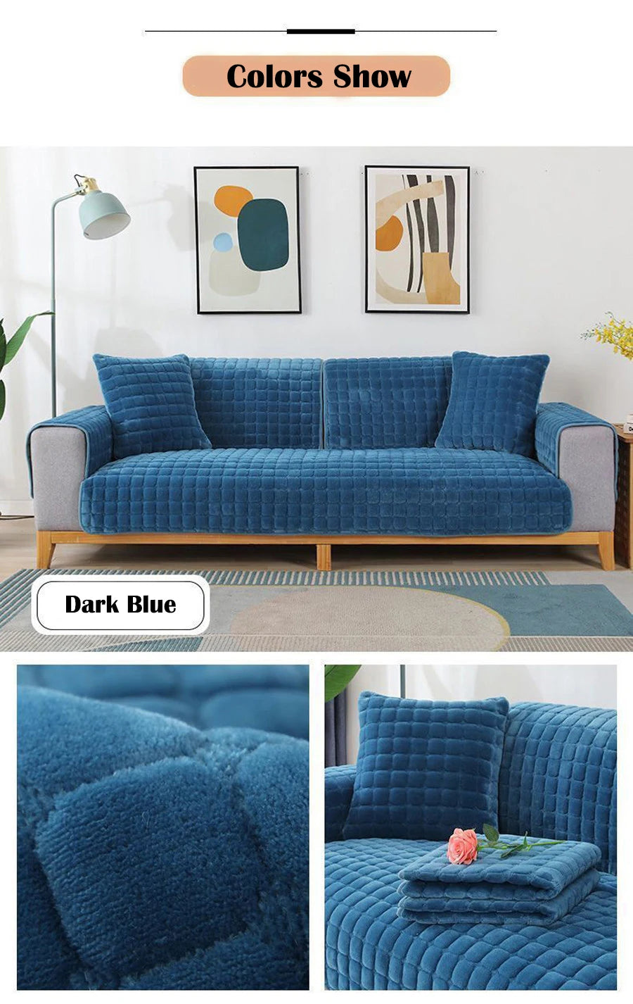 Velvet Sofa Cover