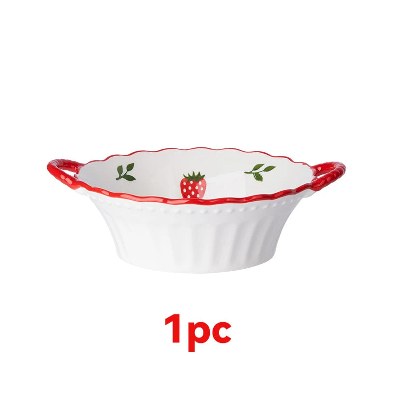 Ceramic Strawberry Bowl