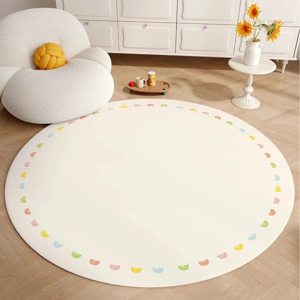 Colorful Round Non-Slip Carpet