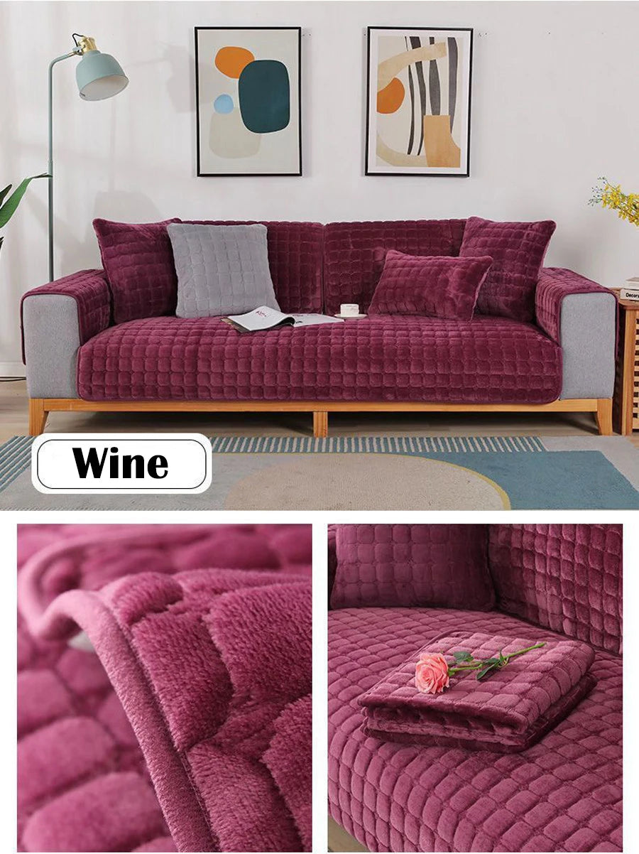 Velvet Sofa Cover